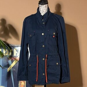 Maurices Navy and Orange Jacket